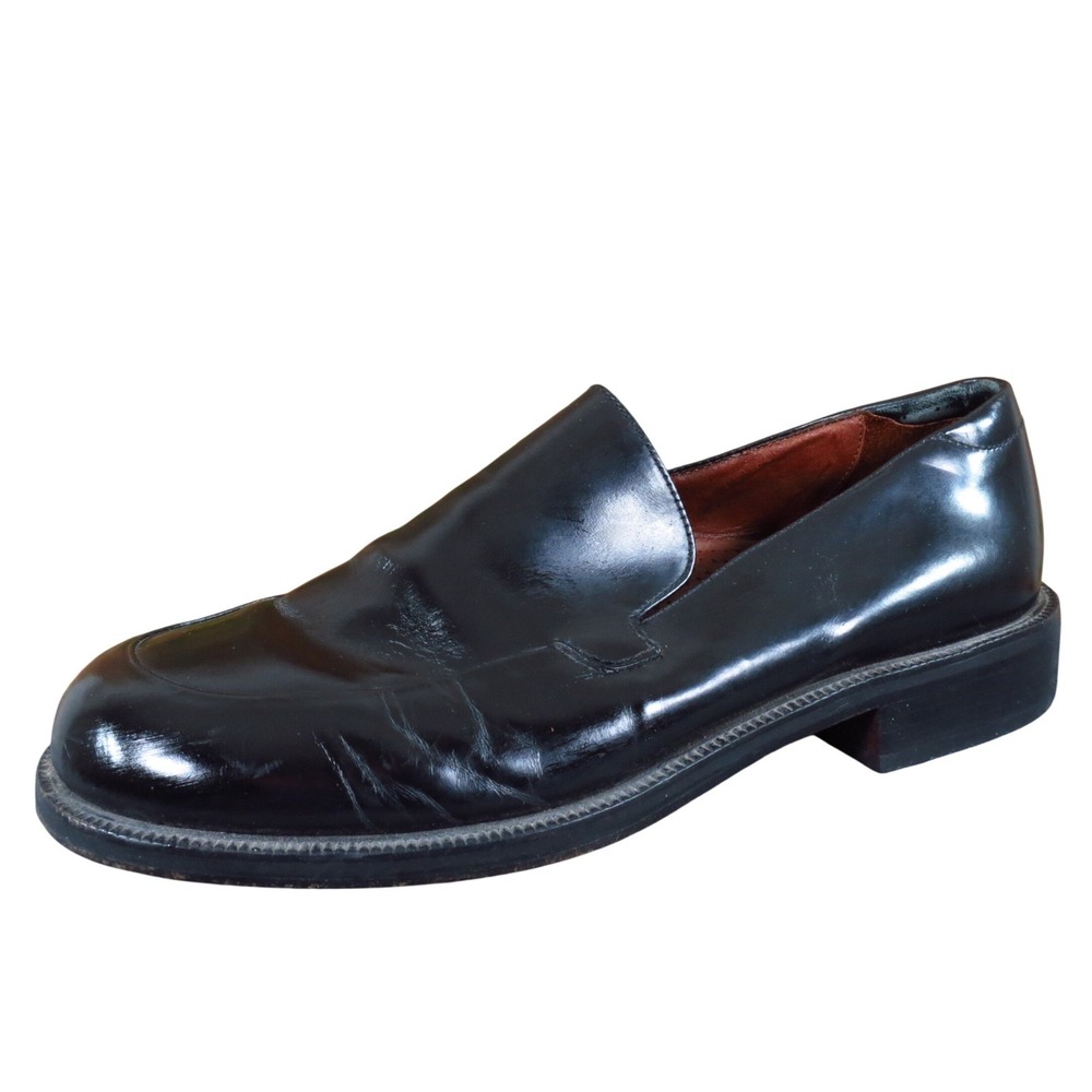 Cole Haan Black Leather Slip-On Loafers